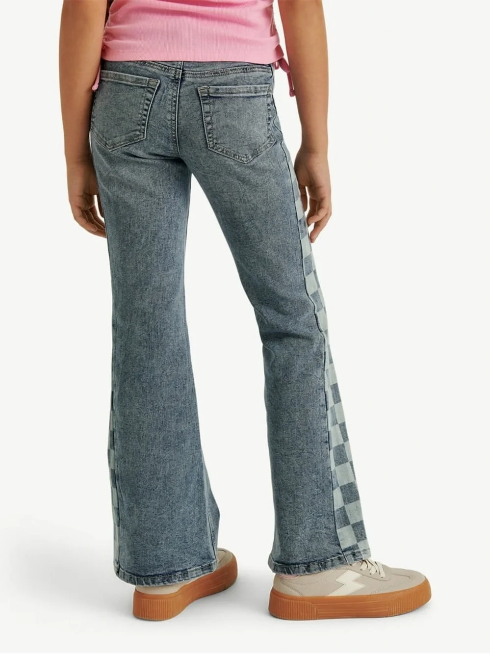 NASCAR Justice Girls’ Denim Jeans w/ Bandana — Size 8 — NWT